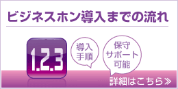 ビジネスホン導入までの流れ