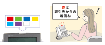 着信ランプ
