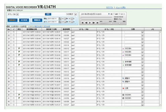 通話録音装置 VR-L145H 画像