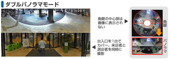 360°全方位ネットワークカメラ ネットワークカメラ 画像