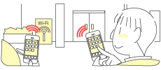 無線LAN(サービス向上) 無線インターネット 画像